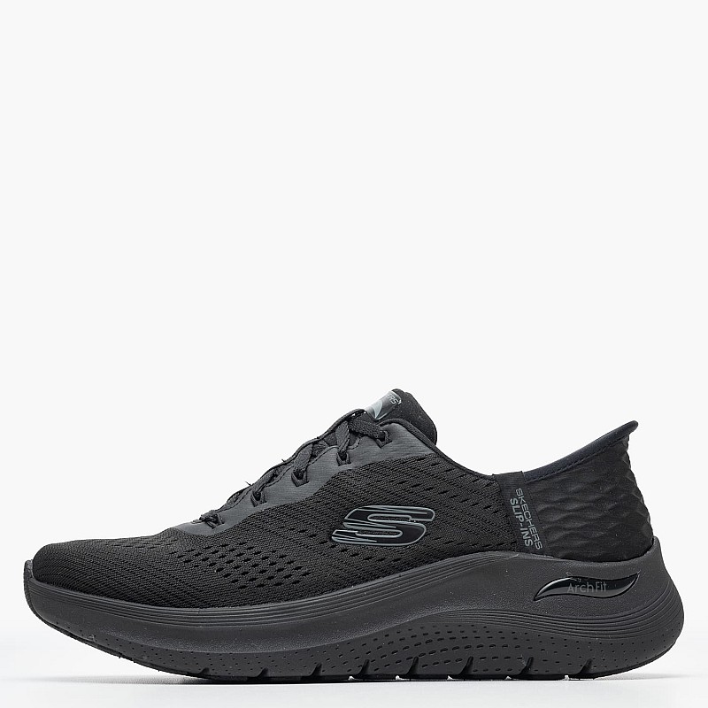 Γυναικεία Παπούτσια Casual 150066 Μαύρο Ύφασμα Skechers