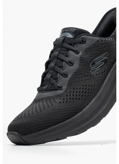 Men Casual Shoes 49304 Black Leather Vice
