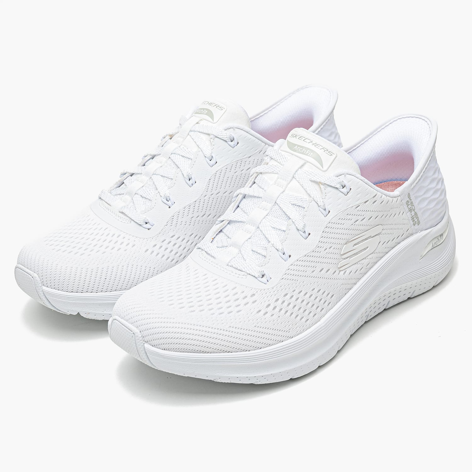 Γυναικεία Παπούτσια Casual 150066 Άσπρο Ύφασμα Skechers Γυναικεία Παπούτσια Casual 150066 Άσπρο Ύφασμα Skechers