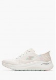 Γυναικεία Παπούτσια Casual 150066 Μπεζ Ύφασμα Skechers