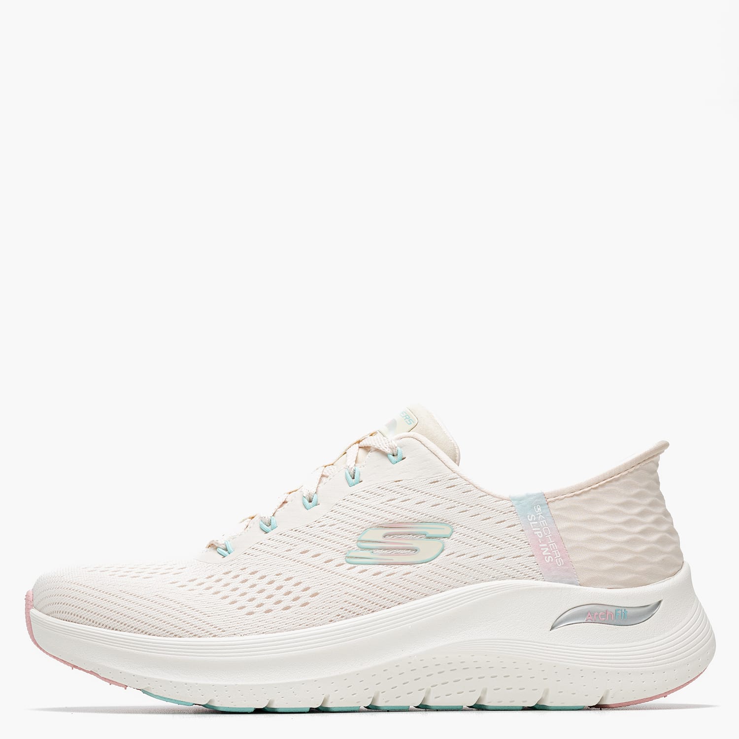 Γυναικεία Παπούτσια Casual 150066 Μπεζ Ύφασμα Skechers