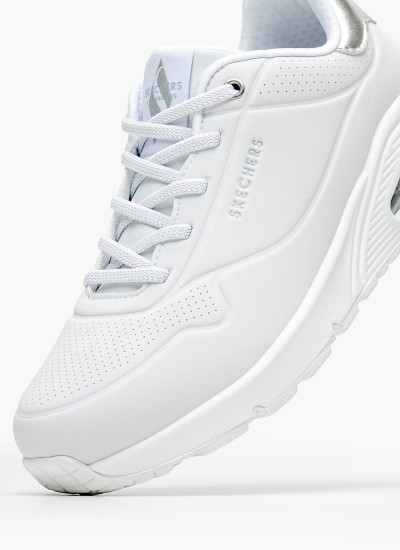 Γυναικεία Παπούτσια Casual 149752 Άσπρο Ύφασμα Skechers
