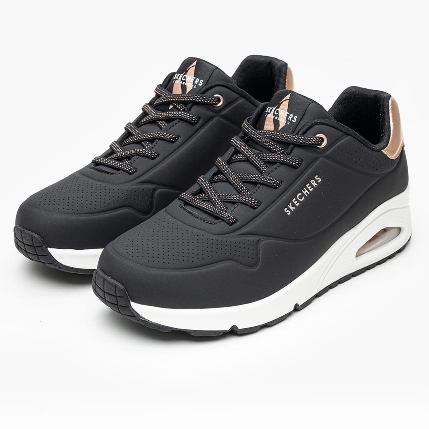 Γυναικεία Παπούτσια Casual 155196 Μαύρο ECOleather Skechers Γυναικεία Παπούτσια Casual 155196 Μαύρο ECOleather Skechers