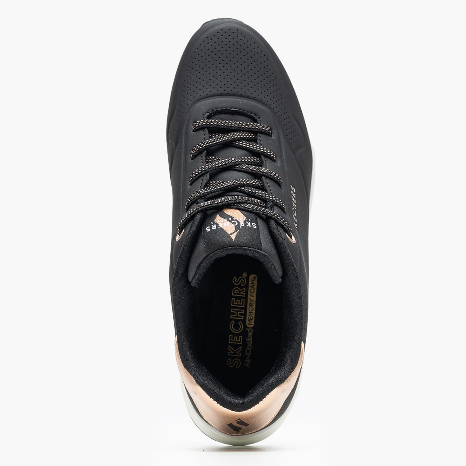 Γυναικεία Παπούτσια Casual 155196 Μαύρο ECOleather Skechers Γυναικεία Παπούτσια Casual 155196 Μαύρο ECOleather Skechers