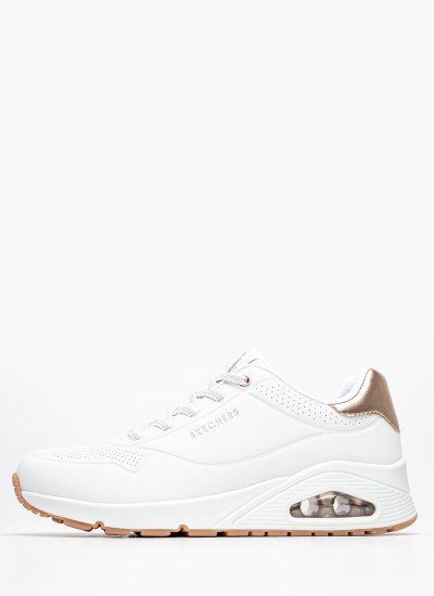 Γυναικεία Παπούτσια Casual 149752 Άσπρο Ύφασμα Skechers