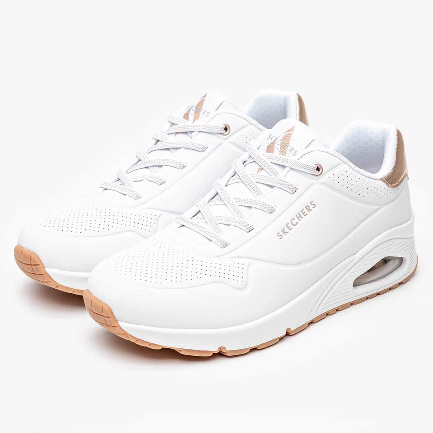 Γυναικεία Παπούτσια Casual 155196 Άσπρο ECOleather Skechers Γυναικεία Παπούτσια Casual 155196 Άσπρο ECOleather Skechers