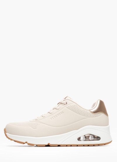 Γυναικεία Παπούτσια Casual 149752 Άσπρο Ύφασμα Skechers