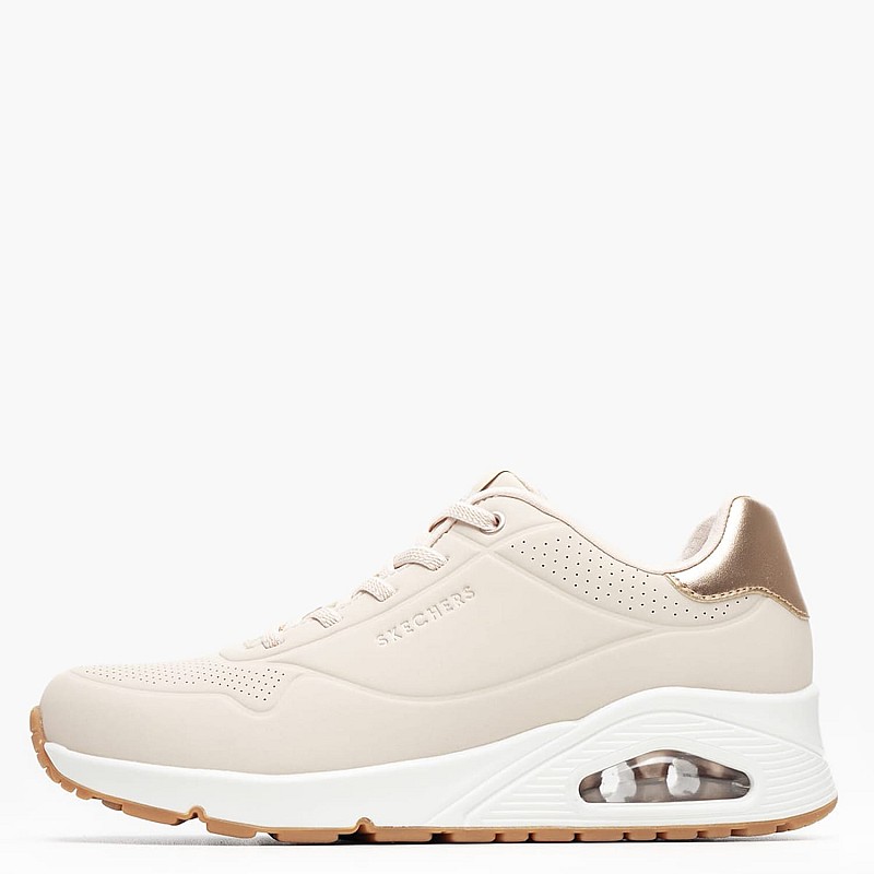 Γυναικεία Παπούτσια Casual 155196 Μπεζ ECOleather Skechers