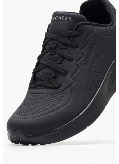 Γυναικεία Παπούτσια Casual 177288 Μαύρο ECOleather Skechers