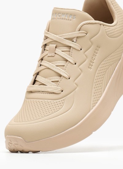Γυναικεία Παπούτσια Casual 177288 Μπεζ ECOleather Skechers