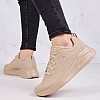 Γυναικεία Παπούτσια Casual 177288 Μπεζ ECOleather Skechers Γυναικεία Παπούτσια Casual 177288 Μπεζ ECOleather Skechers