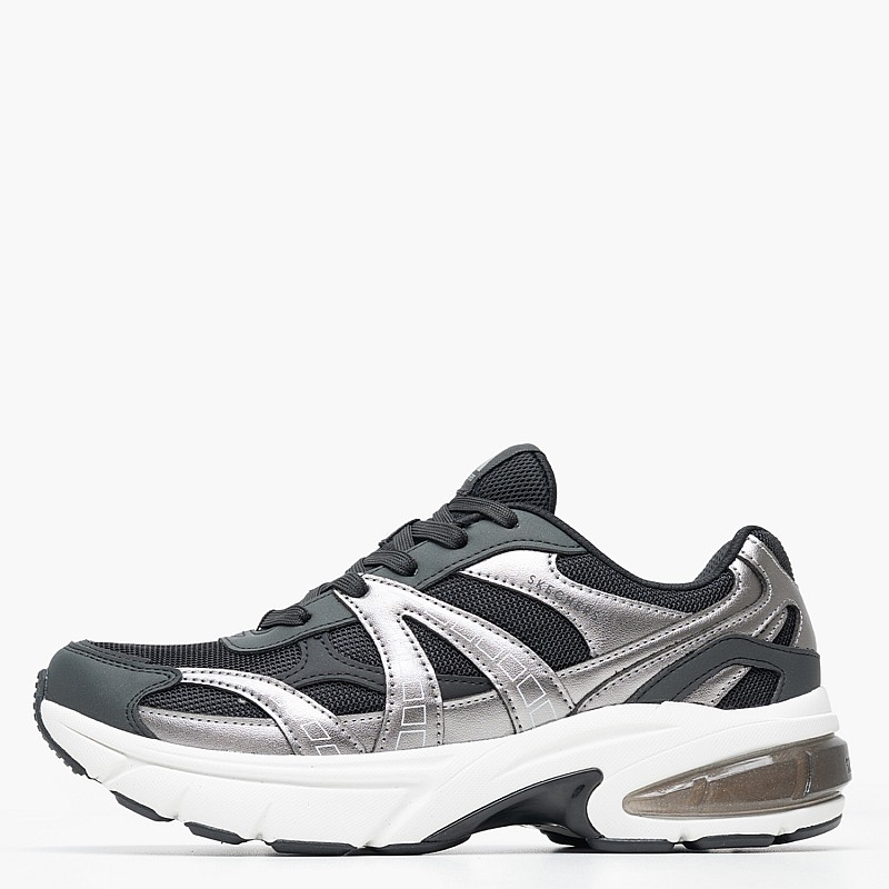 Γυναικεία Παπούτσια Casual 177357 Μαύρο ECOleather-Ύφασμα Skechers