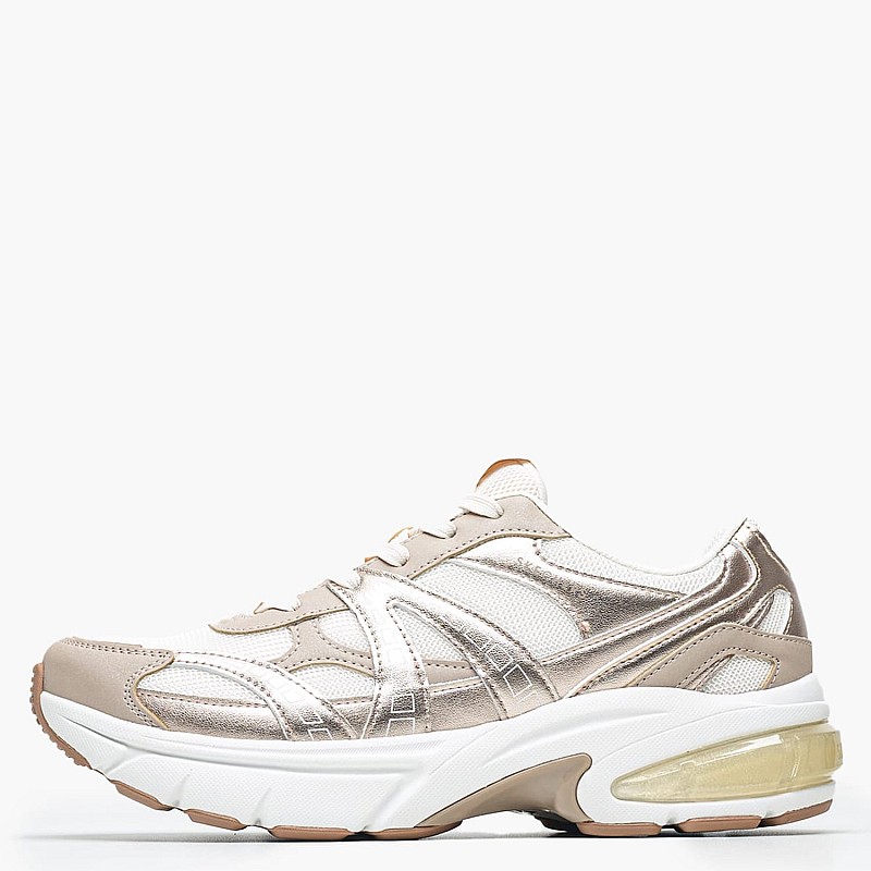 Γυναικεία Παπούτσια Casual 177357 Χρυσό ECOleather-Ύφασμα Skechers