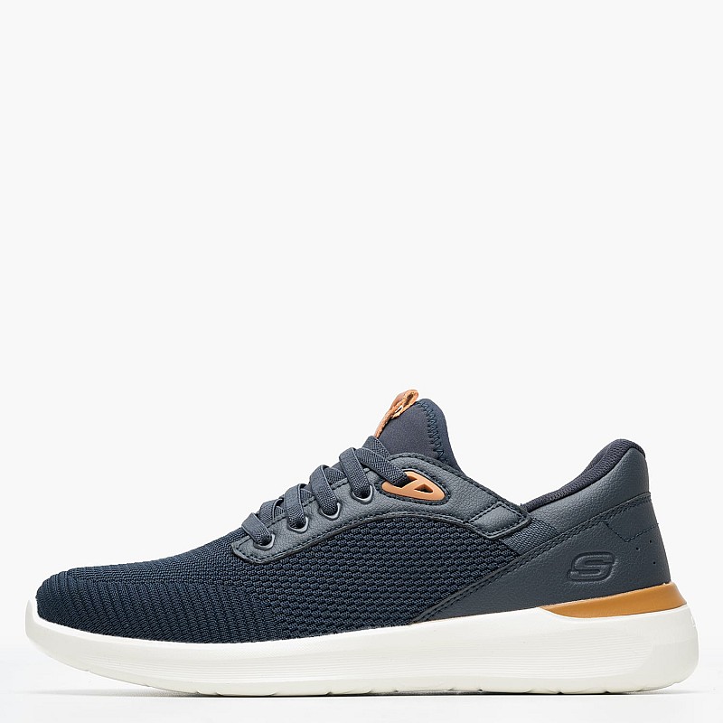 Ανδρικά Παπούτσια Casual 210406 Μπλε ECOleather-Ύφασμα Skechers