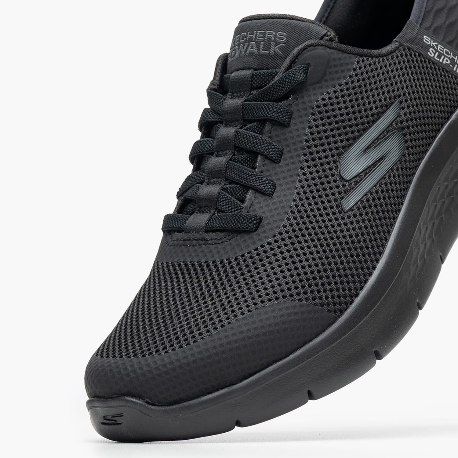 Ανδρικά Παπούτσια Casual 216324 Μαύρο Ύφασμα Skechers