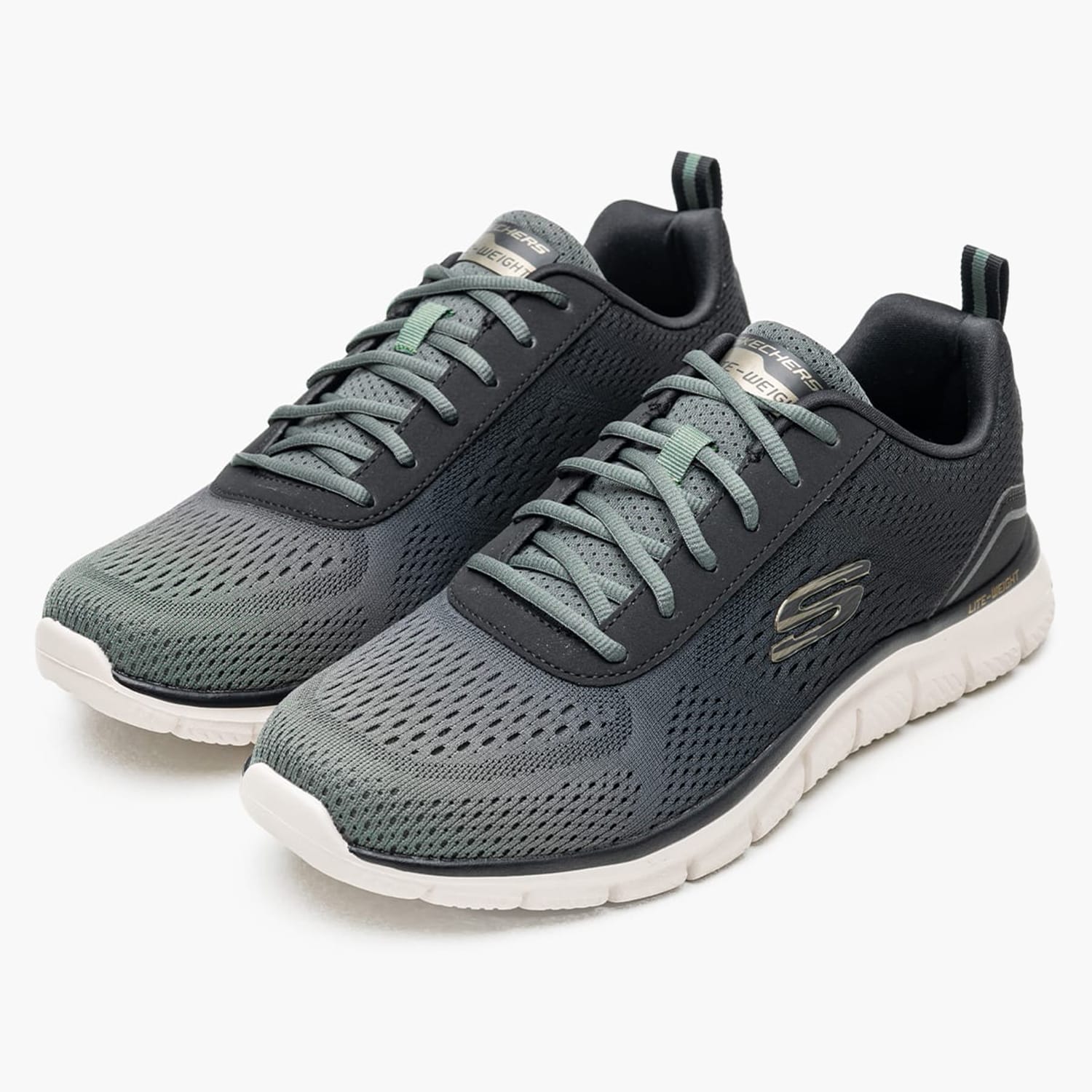 Men Casual Shoes 232399 Olive Fabric Skechers