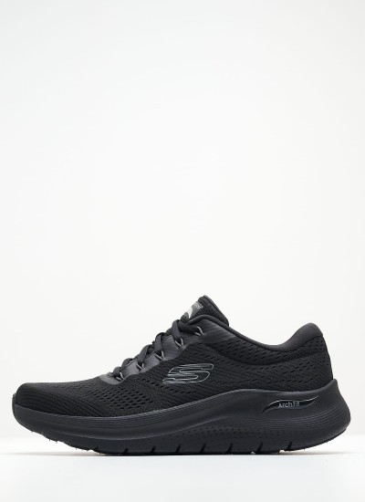 Γυναικεία Παπούτσια Casual 150067 Άσπρο Ύφασμα Skechers