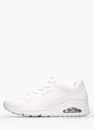 Γυναικεία Παπούτσια Casual 149752 Άσπρο Ύφασμα Skechers
