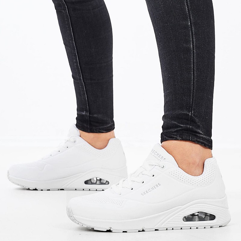 Γυναικεία Παπούτσια Casual 73690 Άσπρο ECOleather Skechers