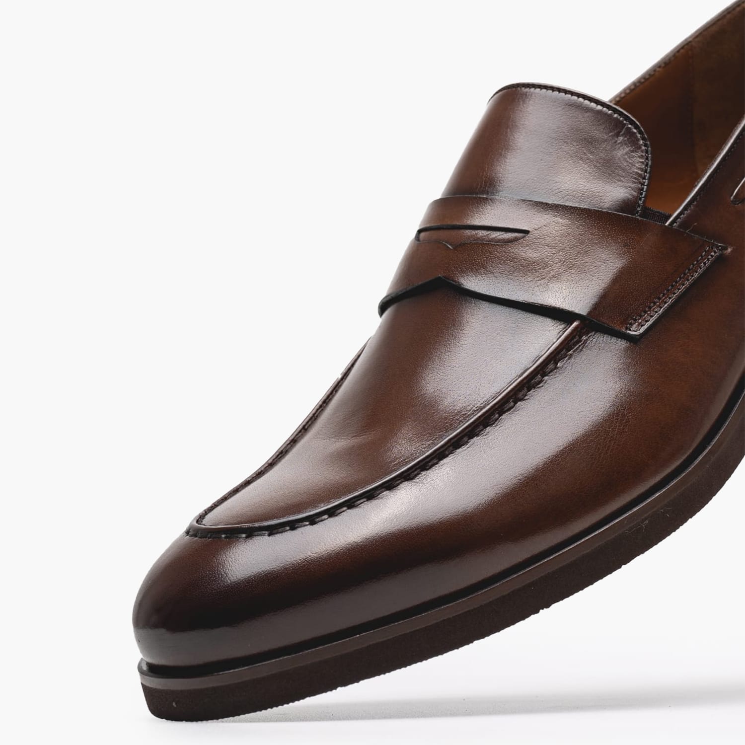 Men Moccasins 5459.P Brown Leather Perlamoda