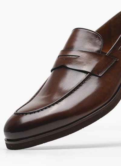 Ανδρικά Μοκασίνια Waxy2.Polaris Καφέ Δέρμα Sebago