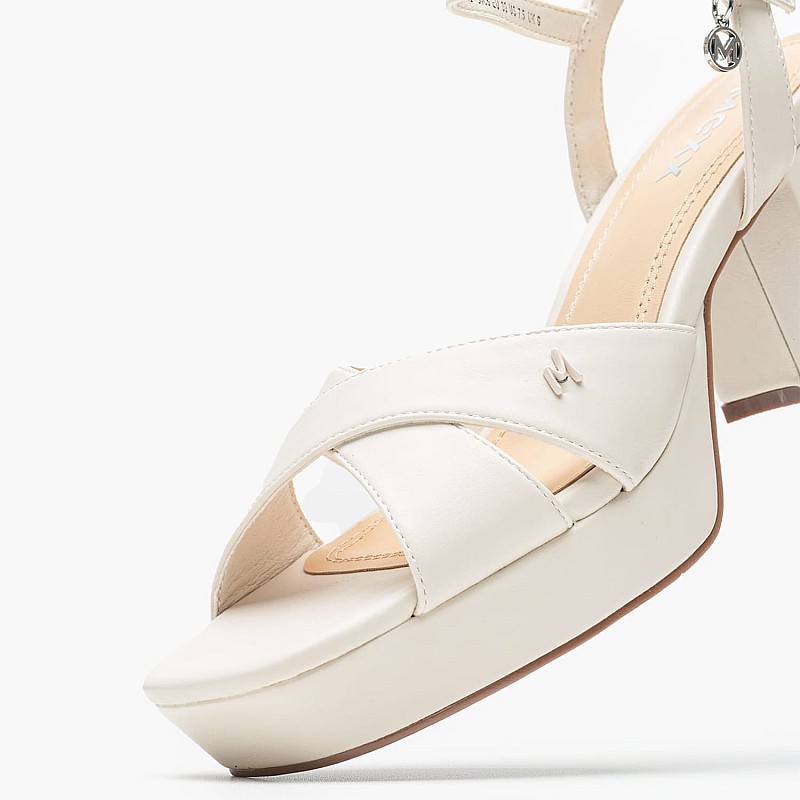 Γυναικεία Πέδιλα Nalina.Nicky Μπεζ ECOleather Mexx