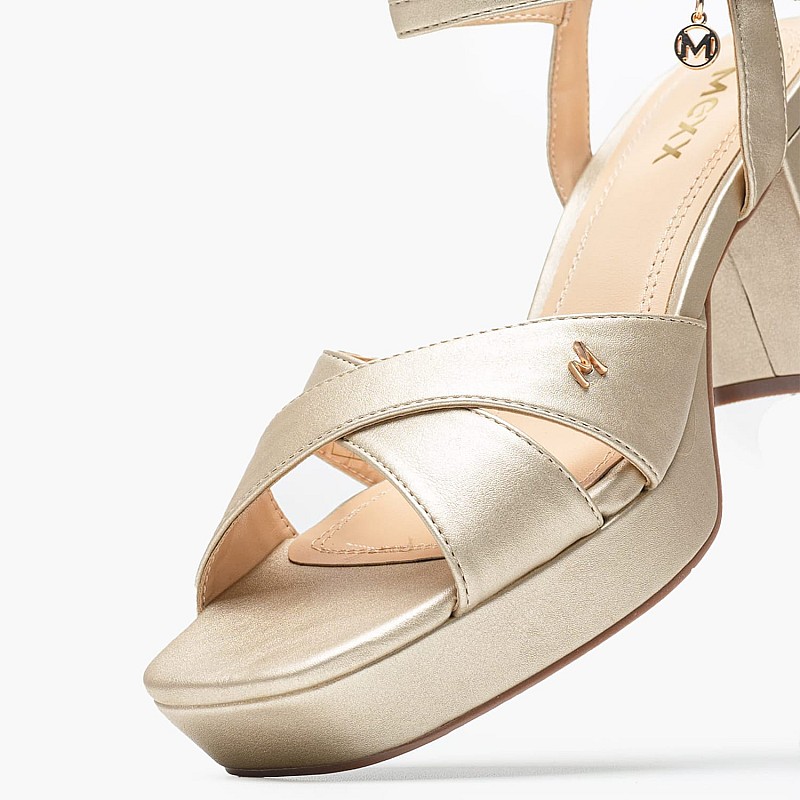 Γυναικεία Πέδιλα Nalina.Nicky Χρυσό ECOleather Mexx