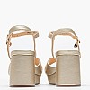 Women Sandals Nalina.Nicky Gold ECOleather Mexx Women Sandals Nalina.Nicky Gold ECOleather Mexx
