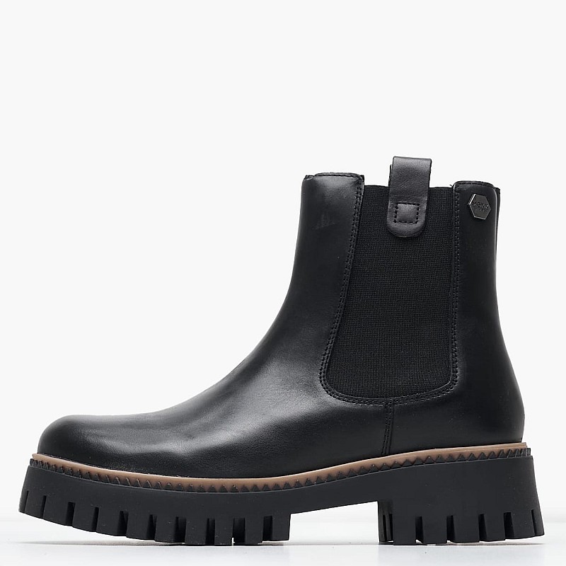 Women Boots Paia.Milky Black Leather Mexx