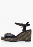 Γυναικείες Πλατφόρμες Ψηλές Pikka.Pakina Μαύρο ECOleather Mexx