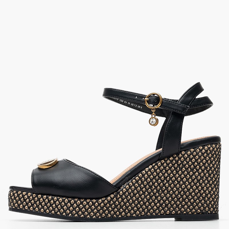 Γυναικείες Πλατφόρμες Ψηλές Pikka.Pakina Μαύρο ECOleather Mexx
