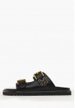 Γυναικεία Flats Rachel.Penny Μαύρο ECOleather Mexx