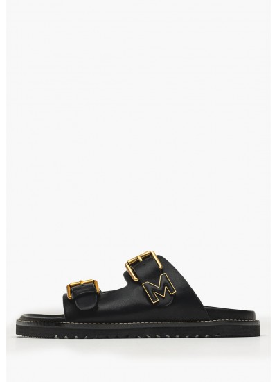 Γυναικεία Flats Rachel.Penny Μαύρο ECOleather Mexx