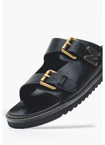 Γυναικεία Flats Rachel.Penny Μαύρο ECOleather Mexx