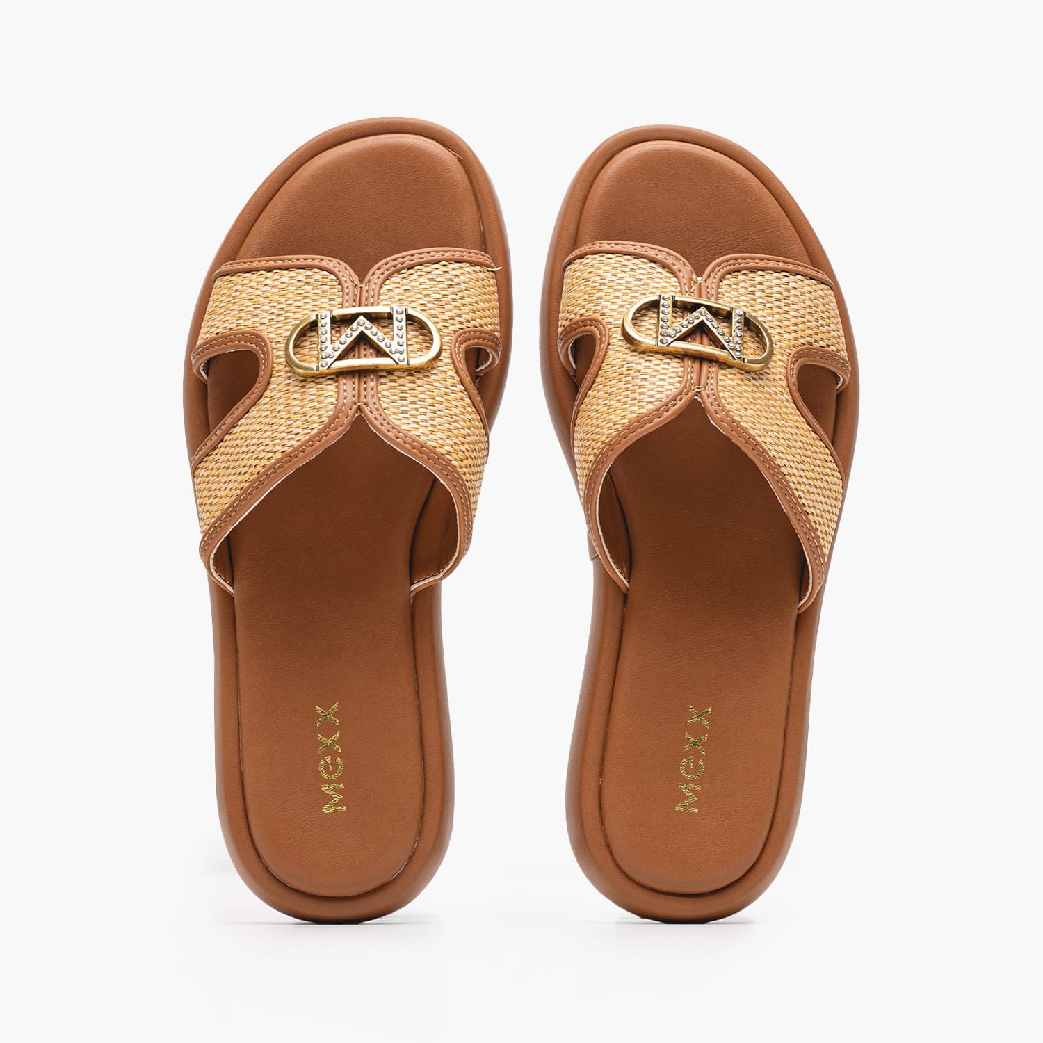 Γυναικεία Flats Rami.Pacha Ταμπά Ψάθα Mexx