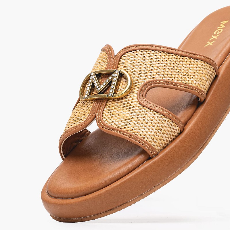 Γυναικεία Flats Rami.Pacha Ταμπά Ψάθα Mexx