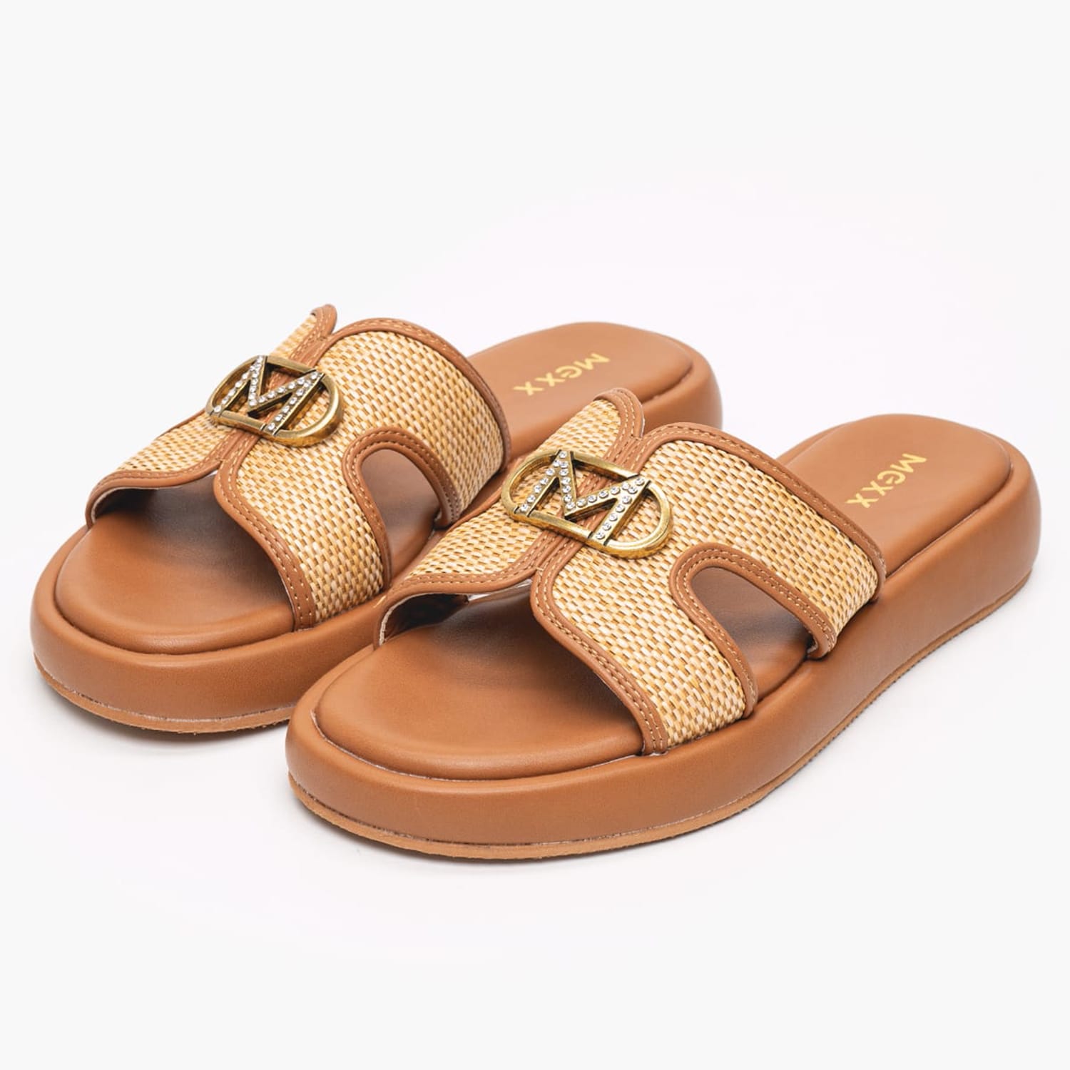 Γυναικεία Flats Rami.Pacha Ταμπά Ψάθα Mexx