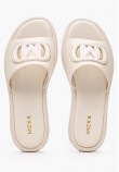 Γυναικεία Flats Rosa.Pacha Μπεζ ECOleather Mexx