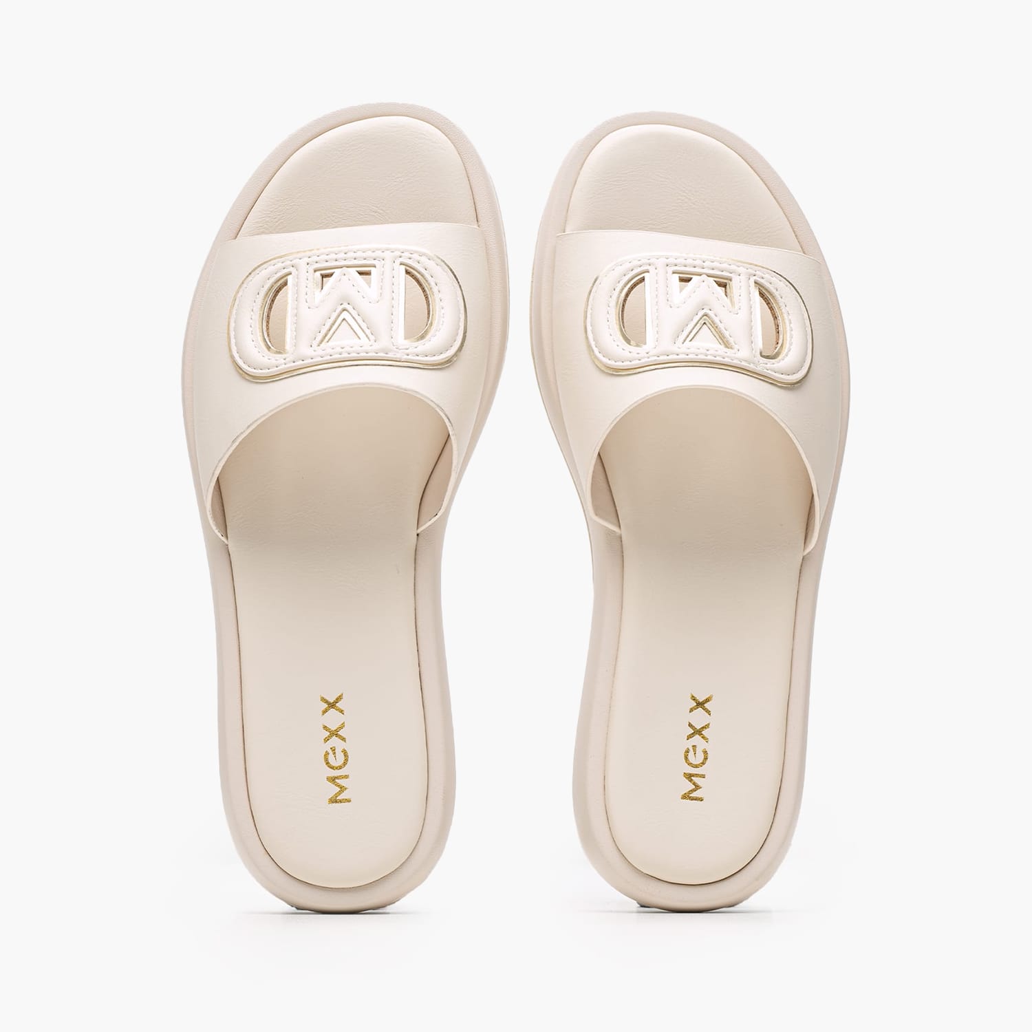 Γυναικεία Flats Rosa.Pacha Μπεζ ECOleather Mexx
