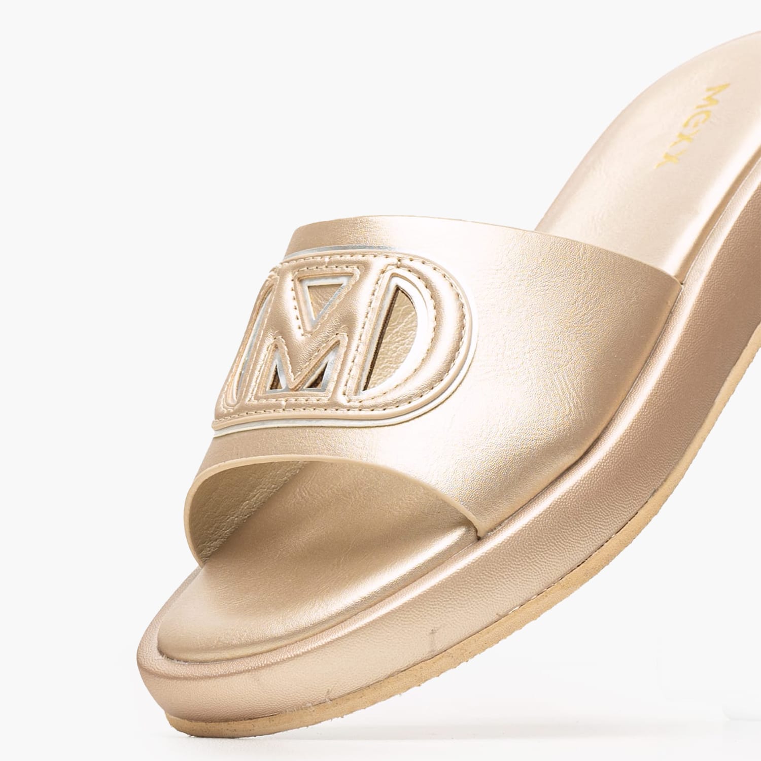 Γυναικεία Flats Rosa.Pacha Χρυσό ECOleather Mexx