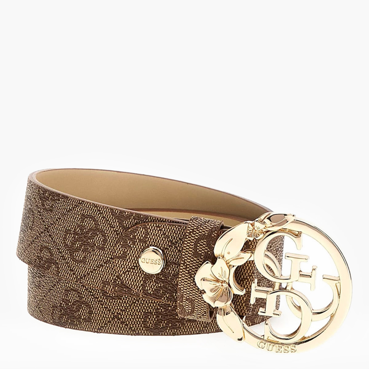 Γυναικείες Ζώνες 9105 Μπεζ ECOleather Guess