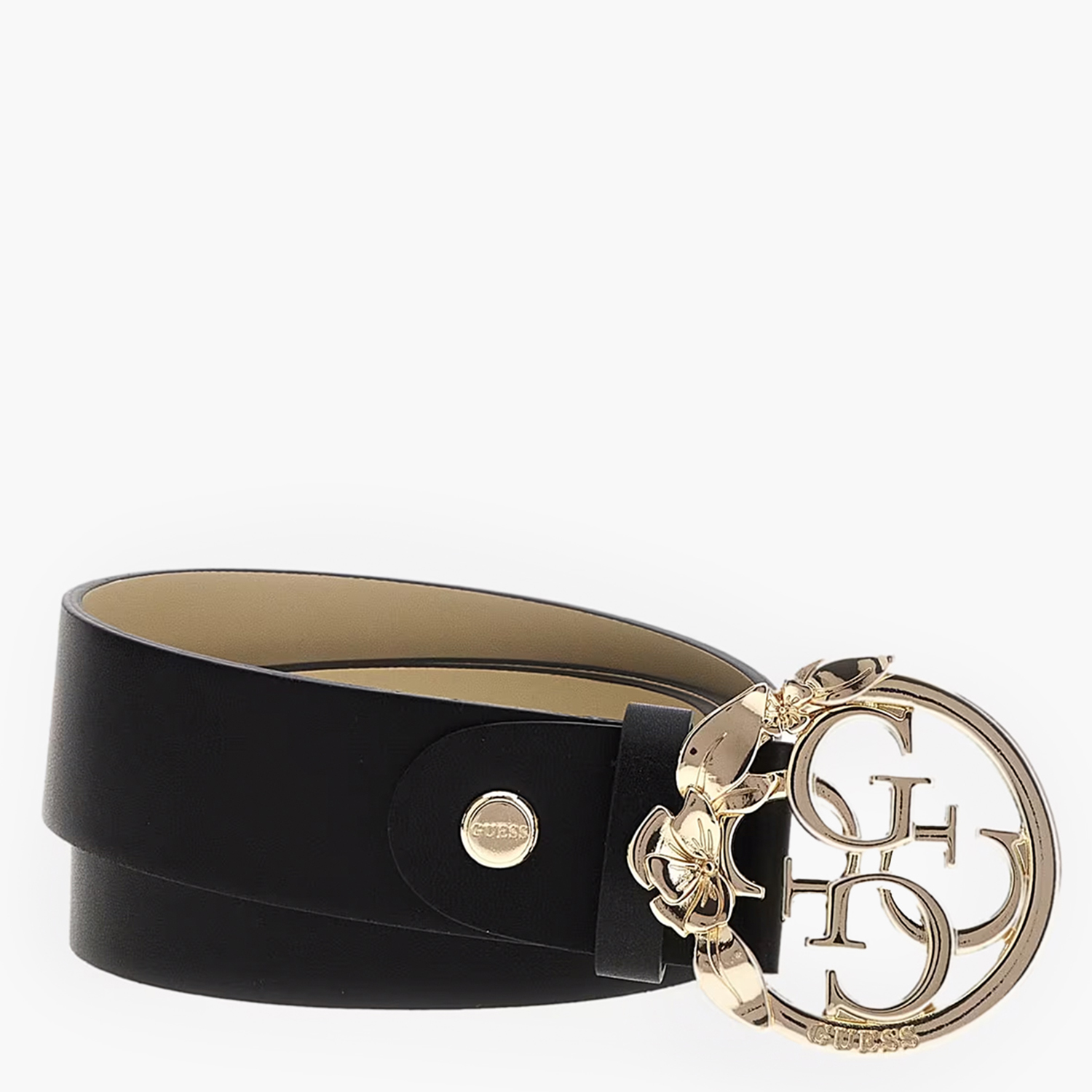 Γυναικείες Ζώνες 9106 Μαύρο ECOleather Guess
