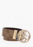 Women Belts 9166 Beige ECOleather Guess