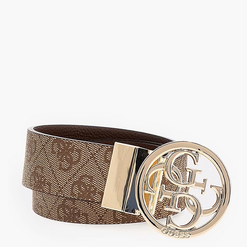 Women Belts 9166 Beige ECOleather Guess