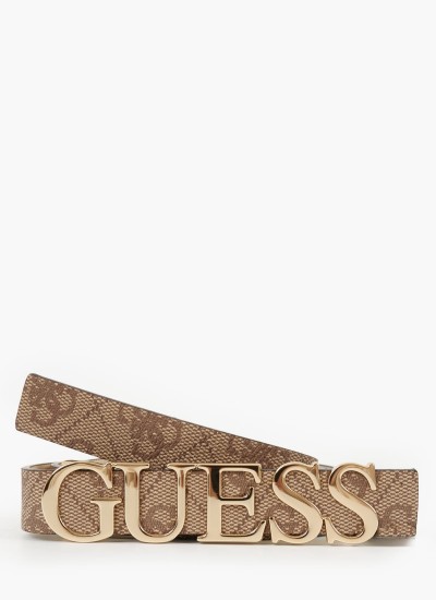Ανδρικά Παπούτσια Casual Elba.B Άσπρο Δέρμα Guess