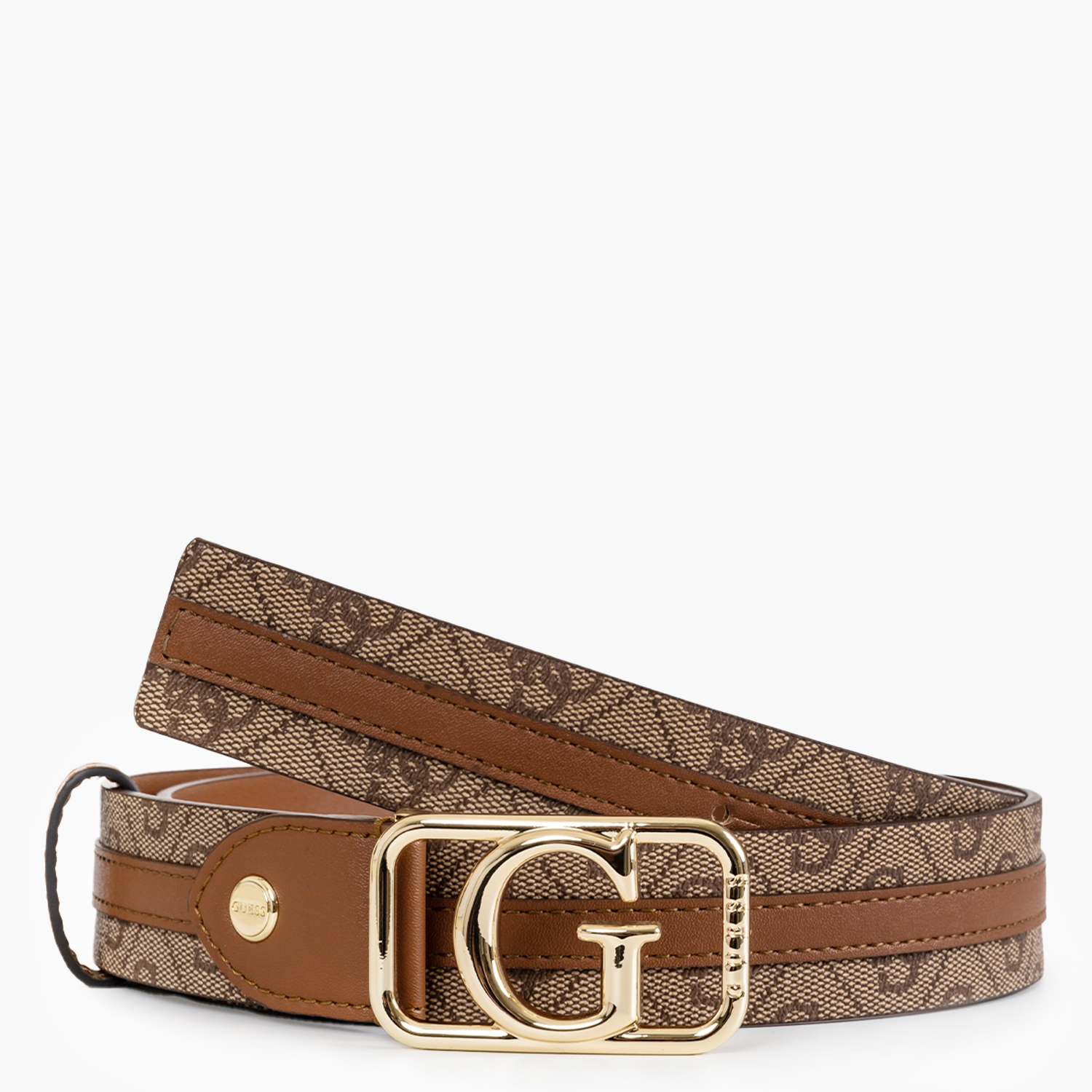 Γυναικείες Ζώνες 9229 Μπεζ ECOleather Guess