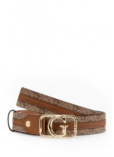 Γυναικείες Ζώνες 9115 Μαύρο ECOleather Guess