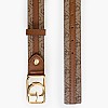 Women Belts 9229 Beige ECOleather Guess