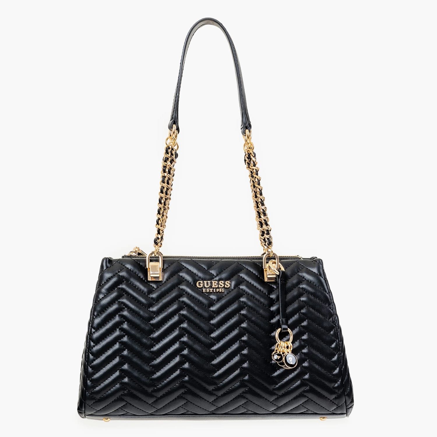 Women Bags Anning.Satchel Black ECOleather Guess Women Bags Anning.Satchel Black ECOleather Guess