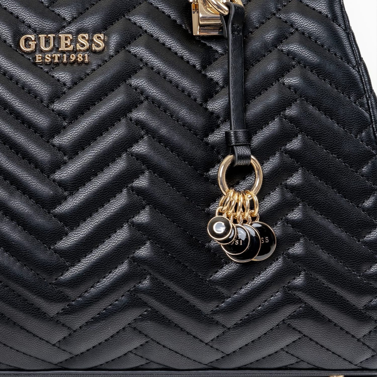 Women Bags Anning.Satchel Black ECOleather Guess Women Bags Anning.Satchel Black ECOleather Guess